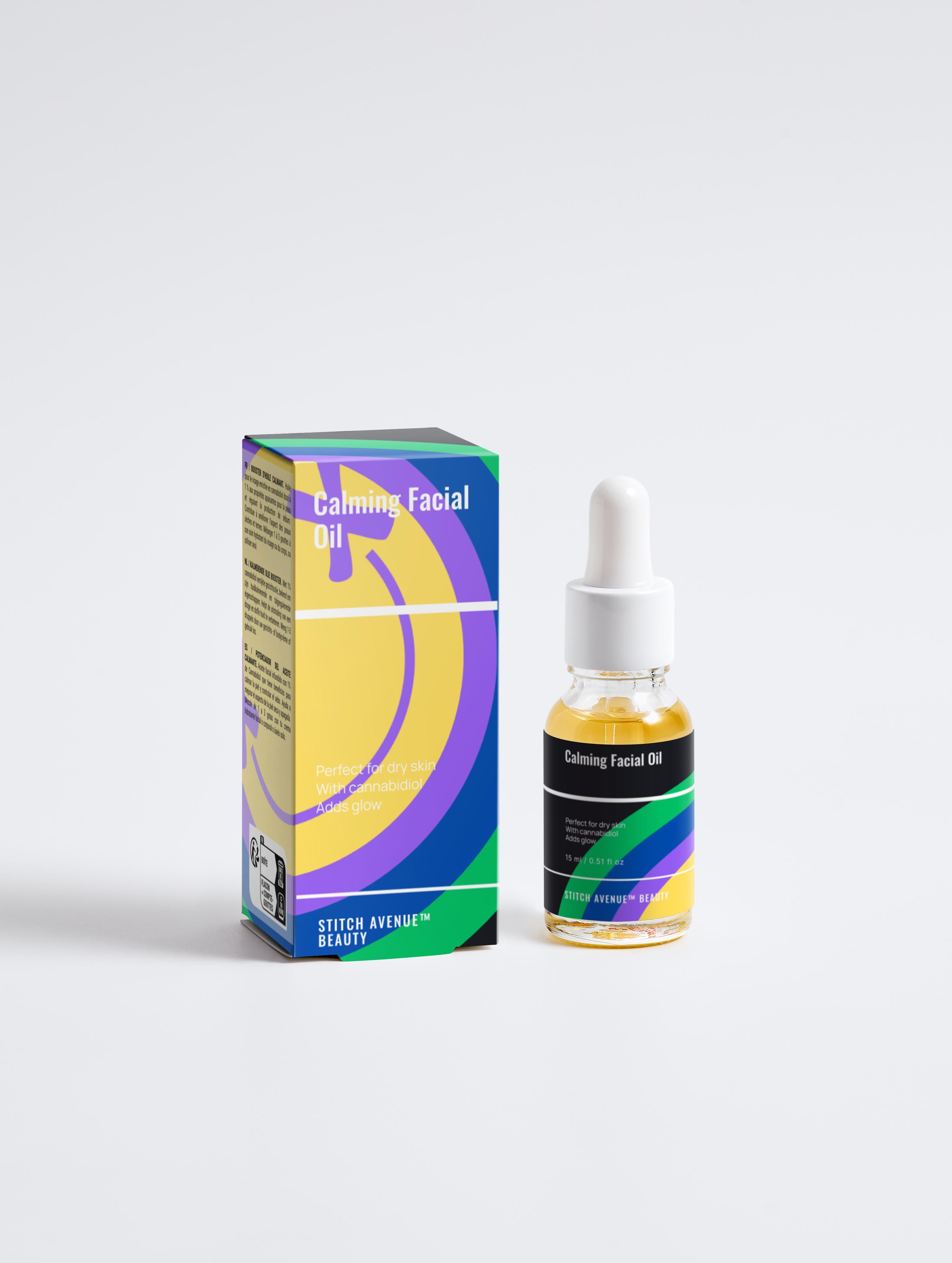 Olio al CBD calmante viso Small