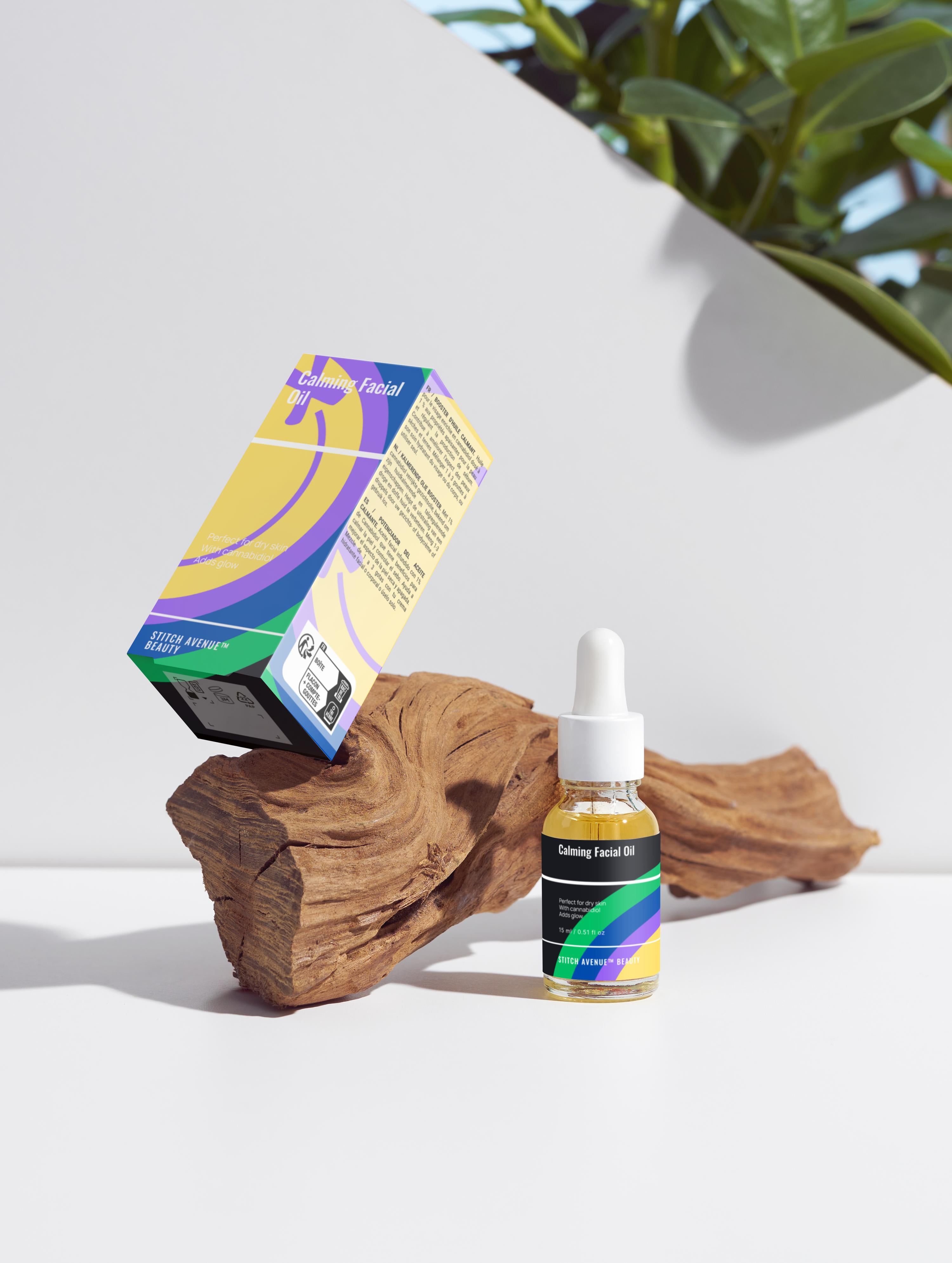 Olio al CBD calmante viso Small